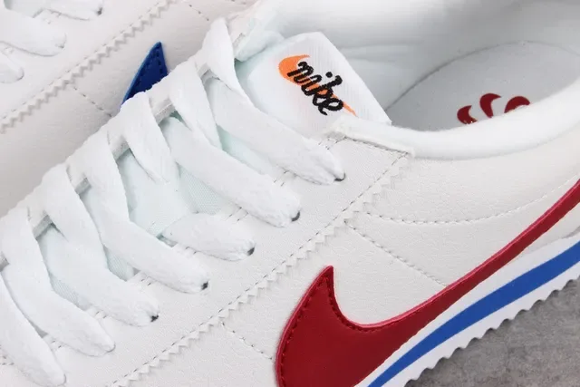 Nike Cortez White Red Blue Lifestyle Sneakers 11