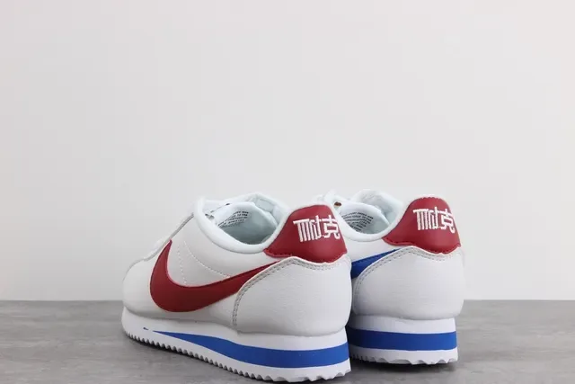 Nike Cortez White Red Blue Lifestyle Sneakers 13