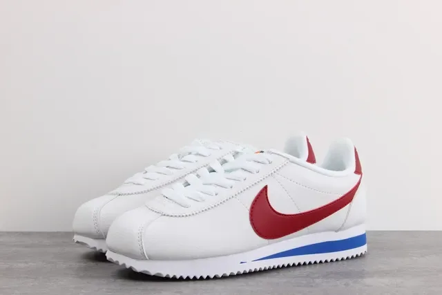 Nike Cortez White Red Blue Lifestyle Sneakers 14