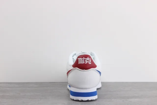 Nike Cortez White Red Blue Lifestyle Sneakers 15