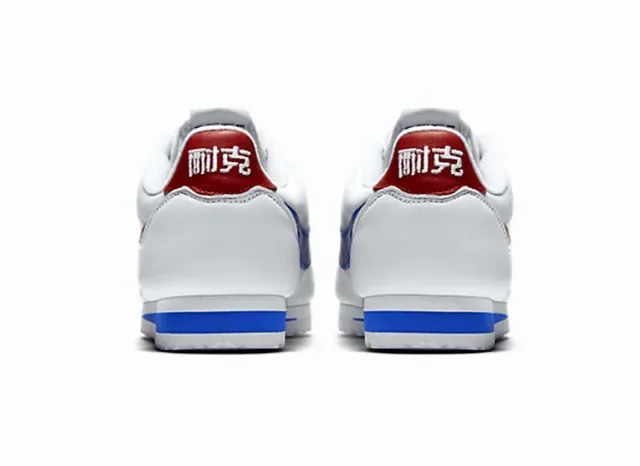 Nike Cortez White Red Blue Lifestyle Sneakers 22