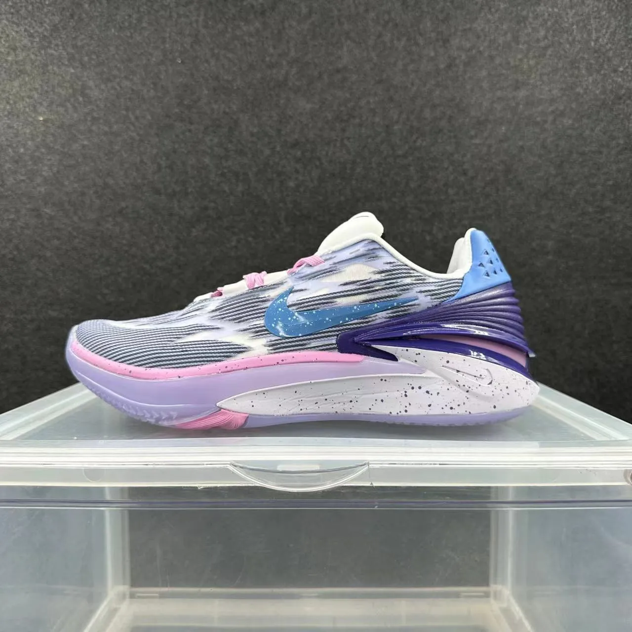 Nike Cosmic Unity Light Purple Blue Pink Basketball Shoes 2