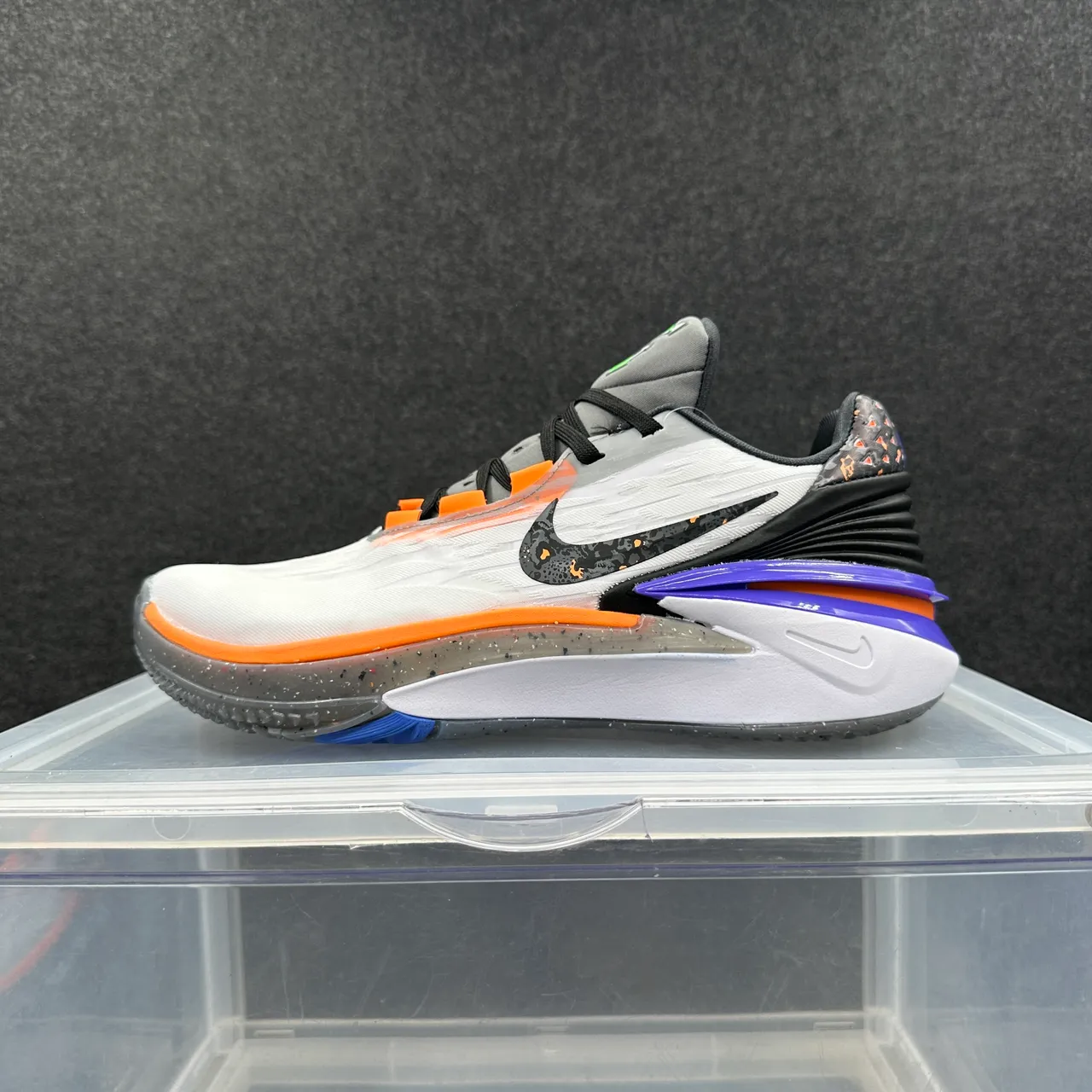Nike Cosmic Unity White Orange Black Purple Basketball Shoes 2