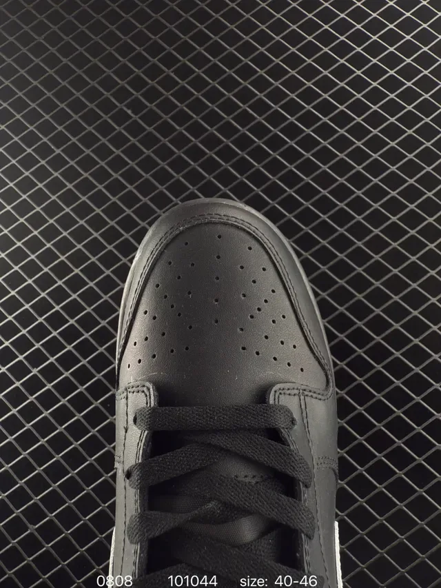 Nike Dunk Low Black White 'TIME' Lifestyle Sneakers 2