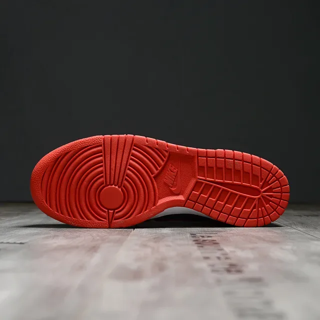 Nike Dunk Low Bleu Gris Rouge Sneakers Lifestyle 5