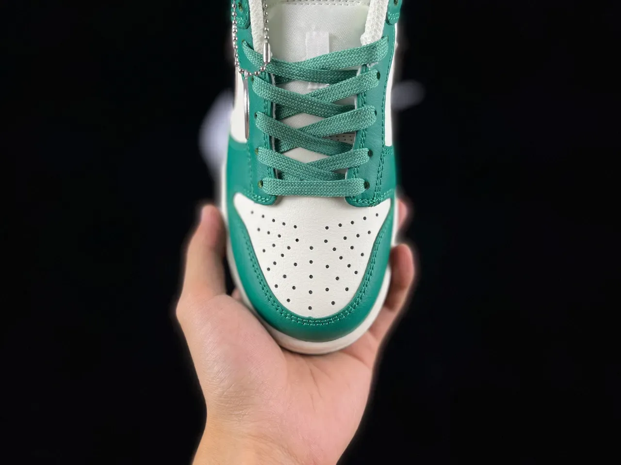 Nike Dunk Low Vert et Off-White sneakers lifestyle 8