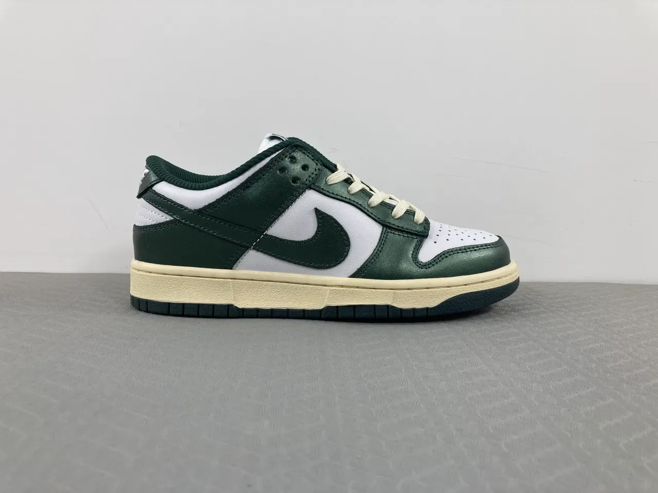 Nike Dunk Low Metallic Green White Lifestyle Sneakers 10