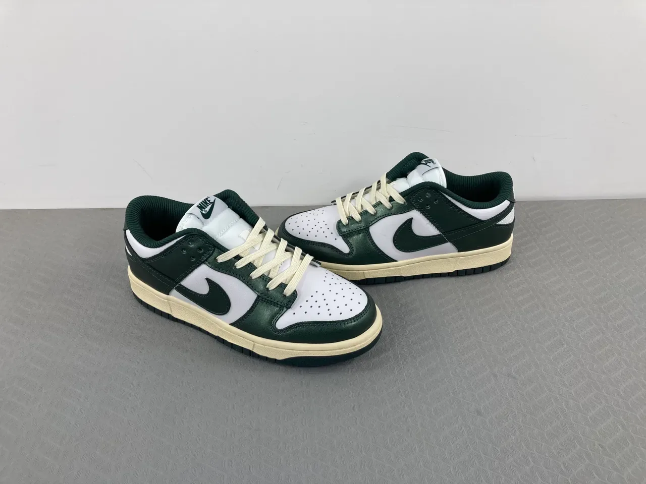 Nike Dunk Low Metallic Green White Lifestyle Sneakers 11