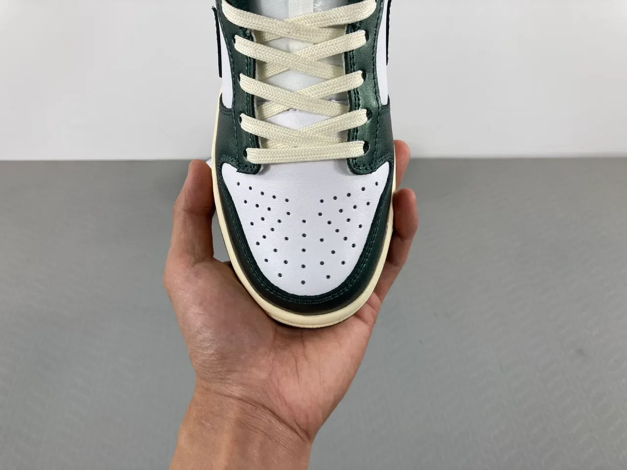 Nike Dunk Low Metallic Green White Lifestyle Sneakers 15