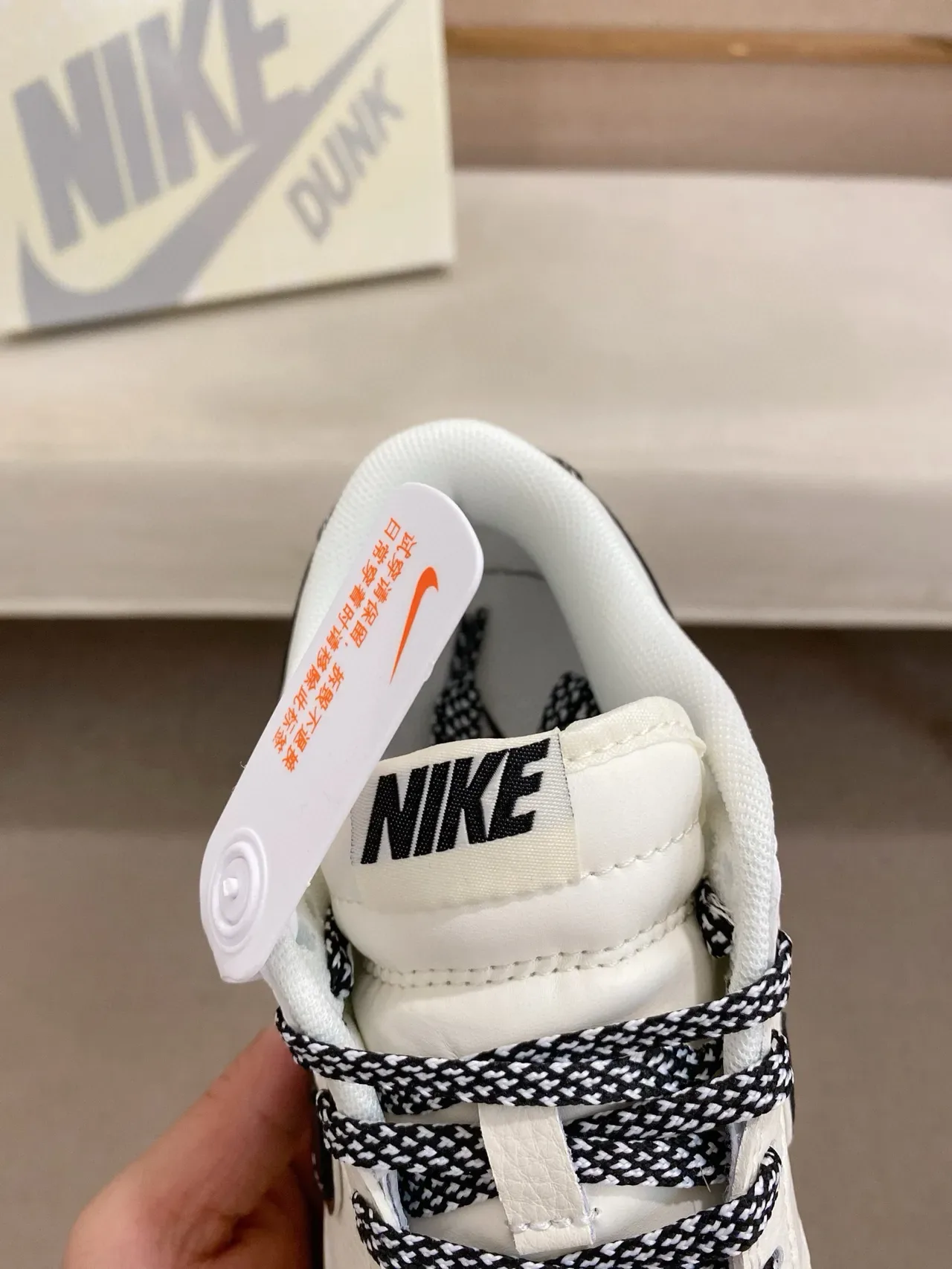 Nike Dunk Low Off-White Black Lifestyle Sneakers 6