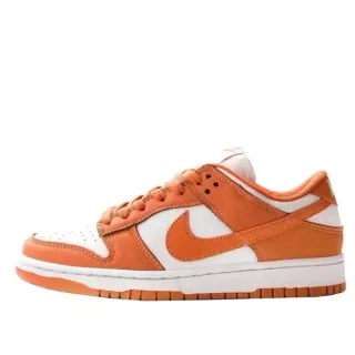 Nike Dunk Low Orange and White Lifestyle Sneakers