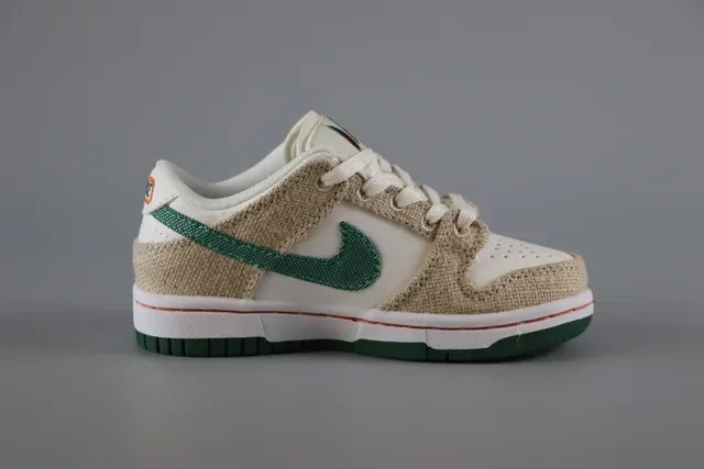 Nike Dunk Low Pink and White Lifestyle Sneakers 4