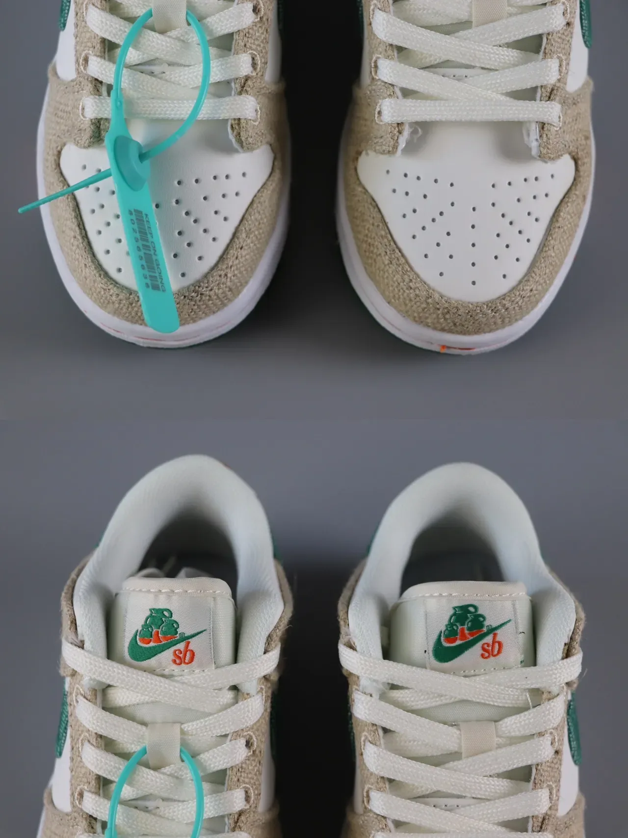 Nike Dunk Low Pink and White Lifestyle Sneakers 9