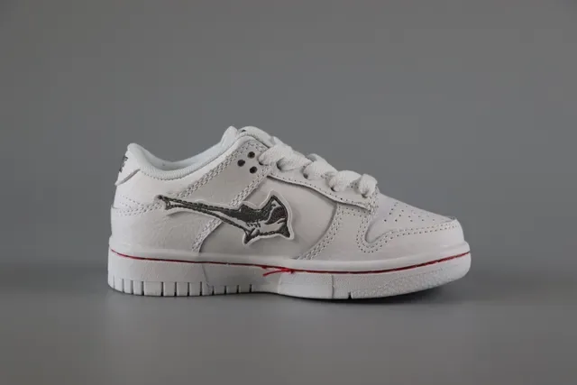 Nike Dunk Low Pink and White Lifestyle Sneakers 20