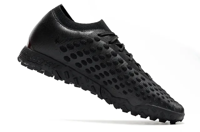 Nike Flyknit Ultra Chaussures de football Noir Orange Turf 6