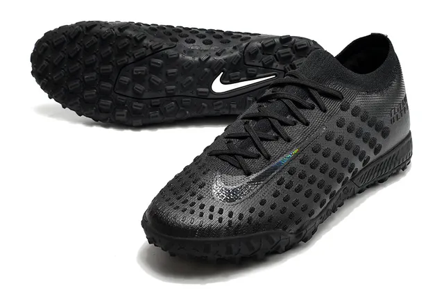 Nike Flyknit Ultra Chaussures de football Noir Orange Turf 9