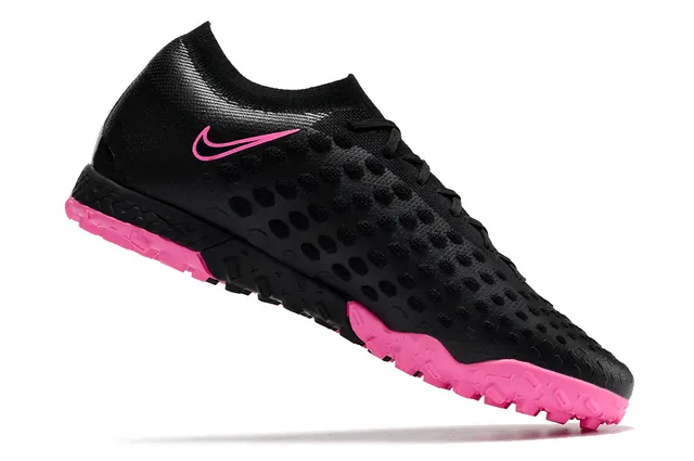 Nike Flyknit Ultra Chaussures de football Noir Orange Turf 24