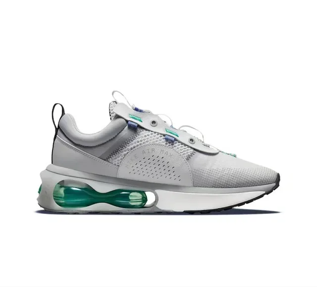 Nike Gray Green Mesh Upper Translucent Air Unit Lifestyle Sneakers 2