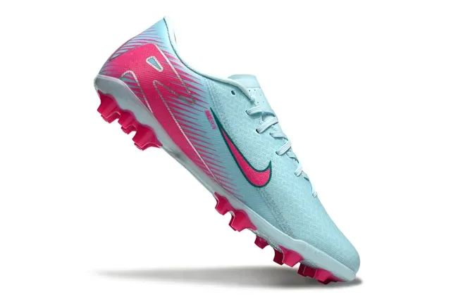 Nike Vert Rose Chaussures de Football à Coupe Basse avec Upper Synthétique Studs Coniques Moldés et à Lame pour Sol Ferme 2