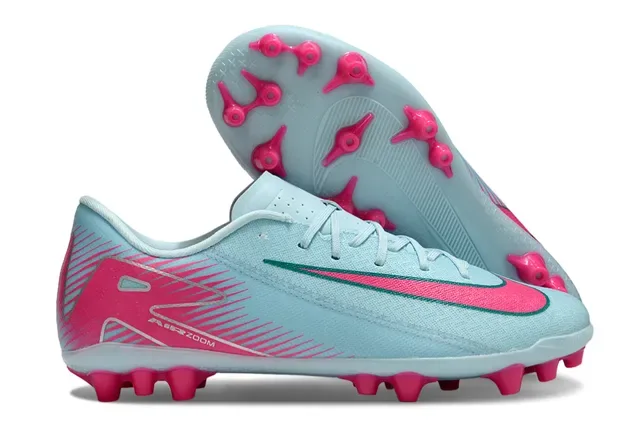 Nike Vert Rose Chaussures de Football à Coupe Basse avec Upper Synthétique Studs Coniques Moldés et à Lame pour Sol Ferme 6