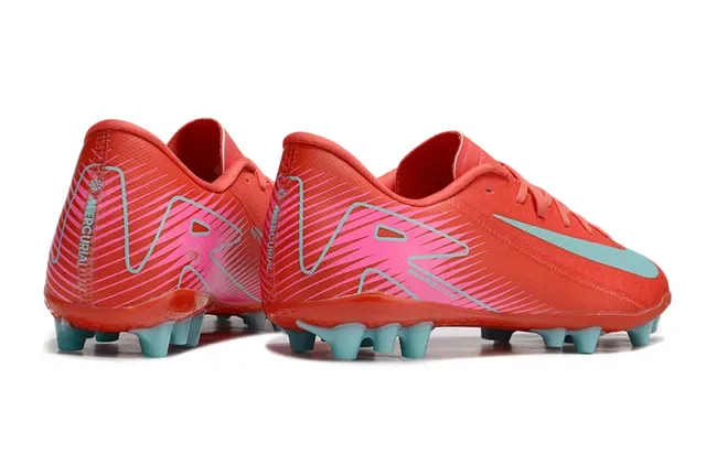 Nike Vert Rose Chaussures de Football à Coupe Basse avec Upper Synthétique Studs Coniques Moldés et à Lame pour Sol Ferme 12
