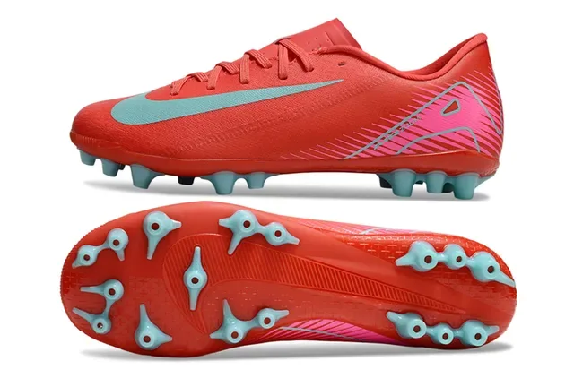 Nike Vert Rose Chaussures de Football à Coupe Basse avec Upper Synthétique Studs Coniques Moldés et à Lame pour Sol Ferme 14