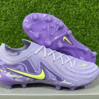 Nike Grip-Huit Nike United 001 Purple Neon Yellow Firm-Ground Soccer Shoes