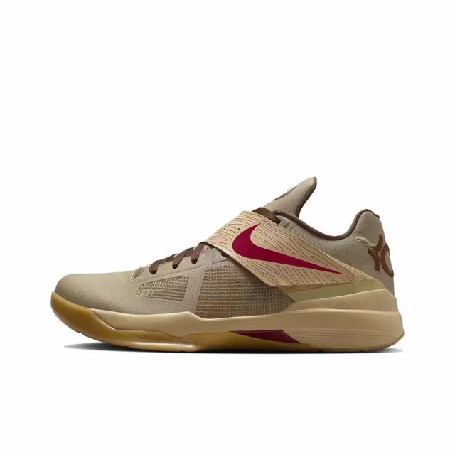 Nike KD IV Chaussures de Basketball Argent Orange Noir Tacheté 3
