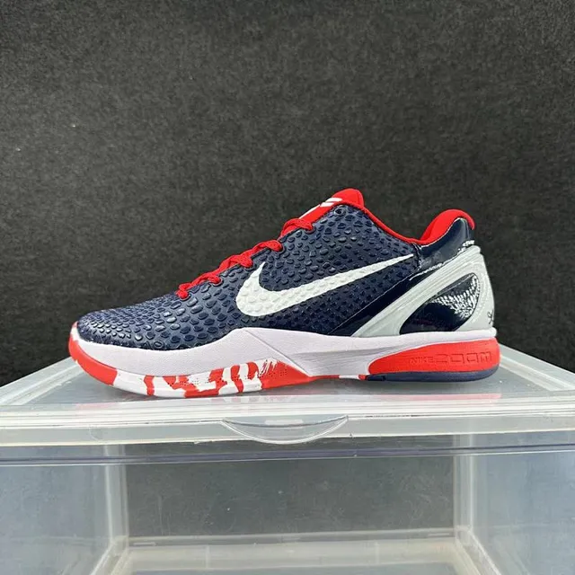 Nike Kobe 6 Team USA Navy Red White Basketball Shoes 2