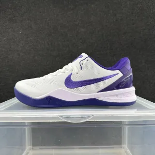 Nike Kobe 8 सफेद बैंगनी बास्केटबॉल जूते
