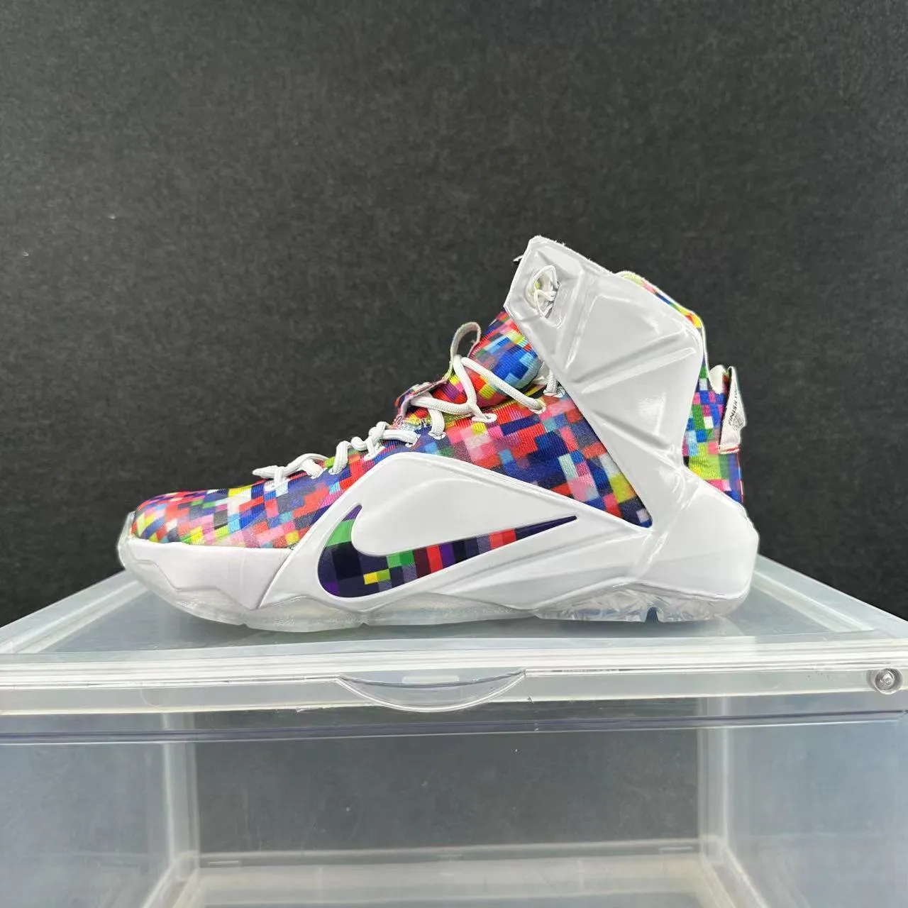 Nike LeBron 12 Pixel Multicolor Basketball Shoes 2