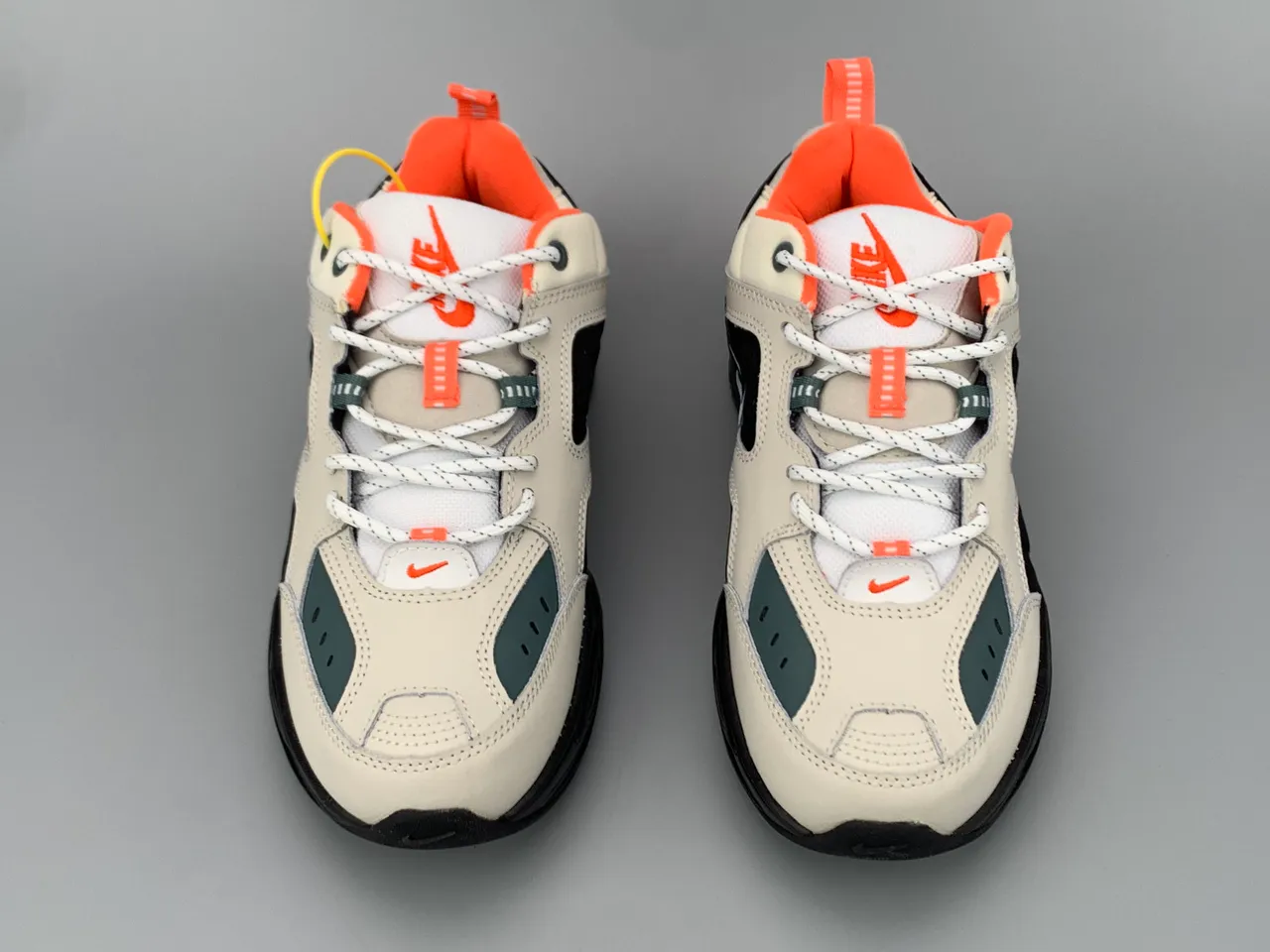 Nike M2K Tekno Off-White Black Orange Teal Lifestyle Sneakers 2