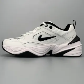 Nike M2K Tekno أبيض أسود أحذية رياضية سميكة
