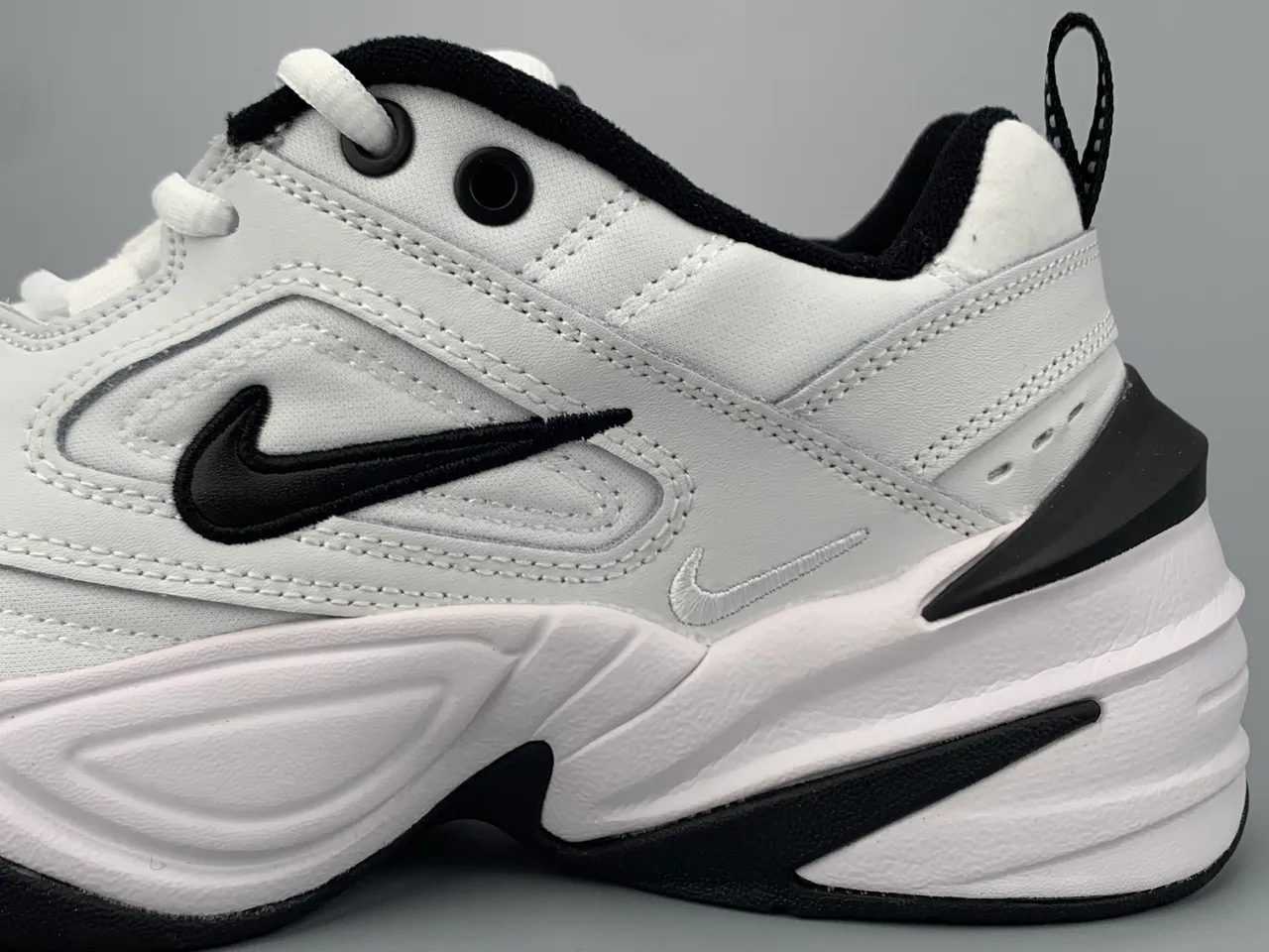 Nike M2K Tekno White Black Chunky Sneakers 4