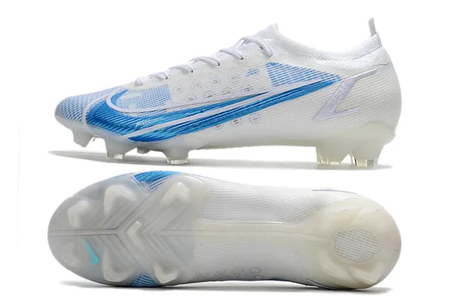 Nike Mercurial Blue Red Silver Firm-Ground chaussures de football 20