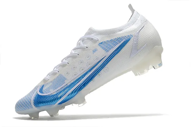 Nike Mercurial Blue Red Silver Firm-Ground chaussures de football 22