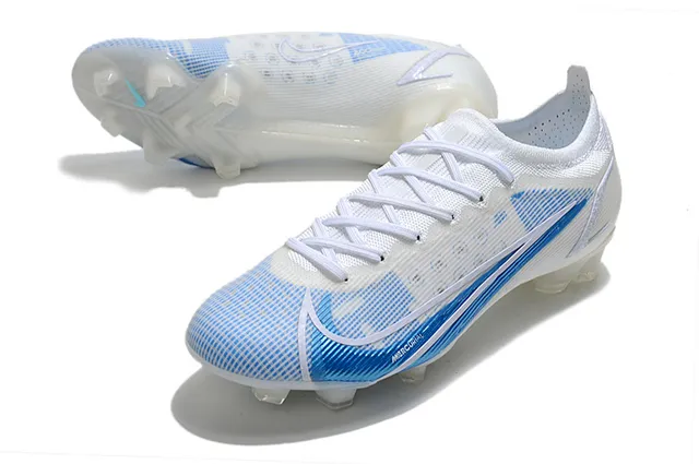Nike Mercurial Blue Red Silver Firm-Ground chaussures de football 24