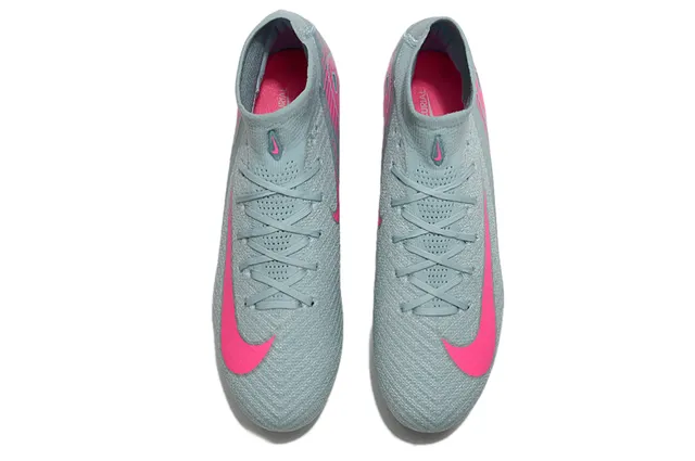 Nike Mercurial Pink and Mint Firm-Ground Soccer Shoes 2