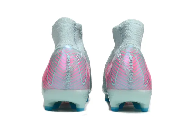 Nike Mercurial Pink and Mint Firm-Ground Soccer Shoes 4