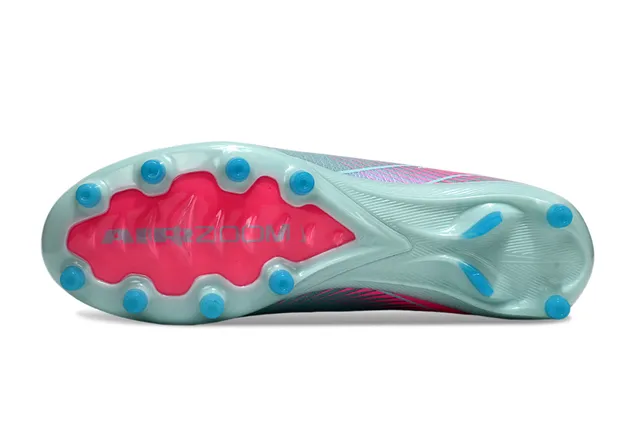 Nike Mercurial Pink and Mint Firm-Ground Soccer Shoes 6