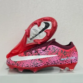 Nike Mercurial Soccer Boots Pink Red Black Gradient Firm-Ground Soccer Shoes