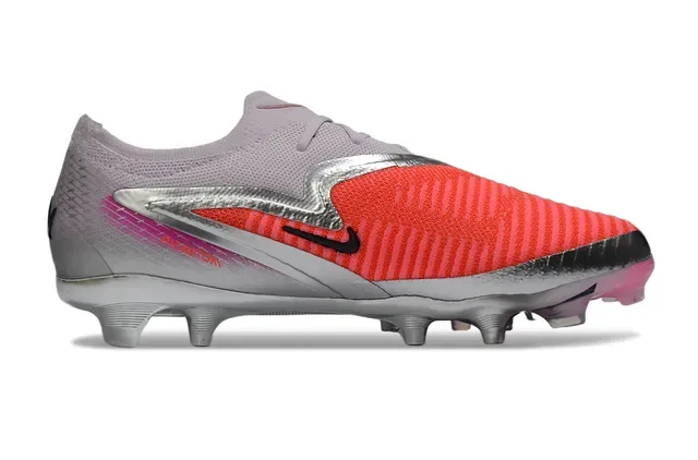 Nike Mercurial Botines de Fútbol Rosa Coral Plata Firm Ground 7