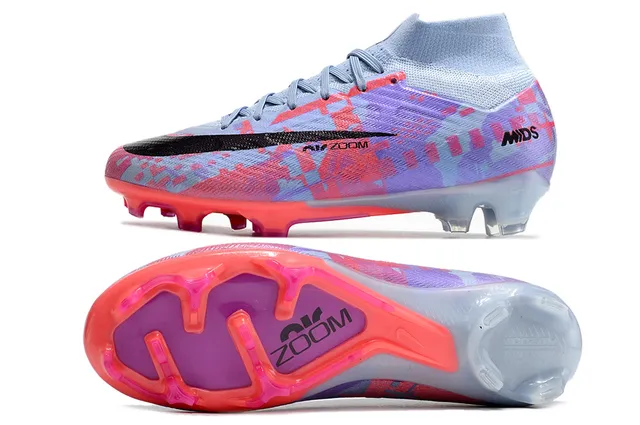 Nike Mercurial Superfly Multicolor Col haut à enfiler Système de lacets asymétrique Chaussures de football pour terrain ferme 2