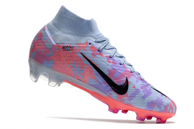 Nike Mercurial Superfly Multicolor Col haut à enfiler Système de lacets asymétrique Chaussures de football pour terrain ferme 3