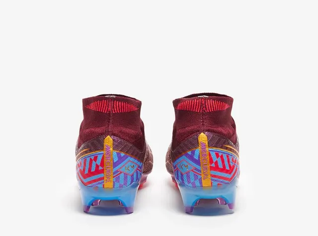 Nike Mercurial Superfly Purple Pink High-Cut Sock-Fit Collar Firm-Ground Soccer Shoes 3