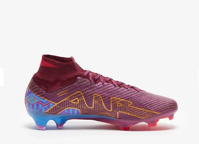 Nike Mercurial Superfly Purple Pink High-Cut Sock-Fit Collar Firm-Ground Soccer Shoes 5