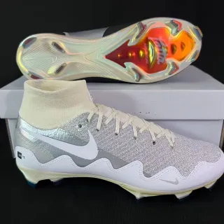 Nike Mercurial Superfly UNITE Iridescent Silver Glitter Firm-Ground Soccer Shoes