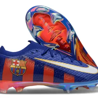 Nike Mercurial Vapor FC Barcelona Blue Red Iridescent Firm-Ground Soccer Shoes