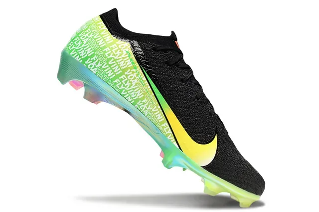 Nike Mercurial Vapor Multicolore Noir Upper en Tricot Suela Iridescente Translucida Firm-Ground Chaussures de Football 2