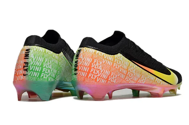 Nike Mercurial Vapor Multicolore Noir Upper en Tricot Suela Iridescente Translucida Firm-Ground Chaussures de Football 6